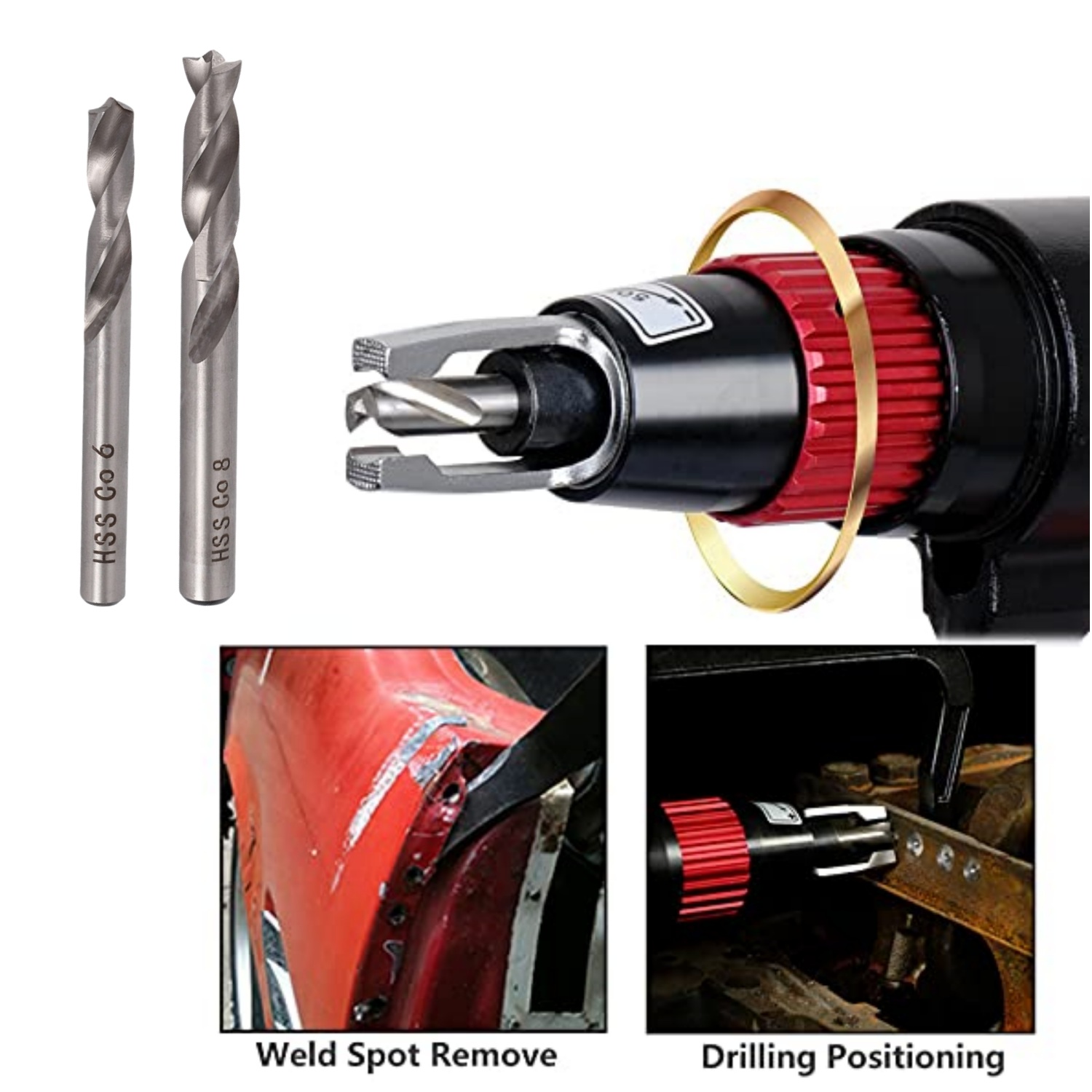 Tools For Welding Workshop - 1/2 stücke 6/8mm HSS CO Spot