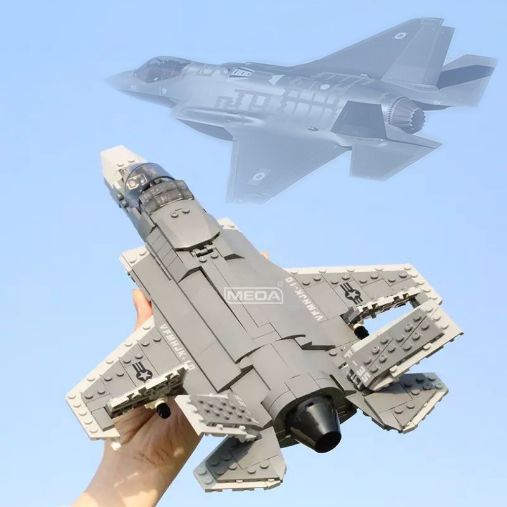 Hand Plane Block - 646 stücke F-35 Blitz II Flugzeug