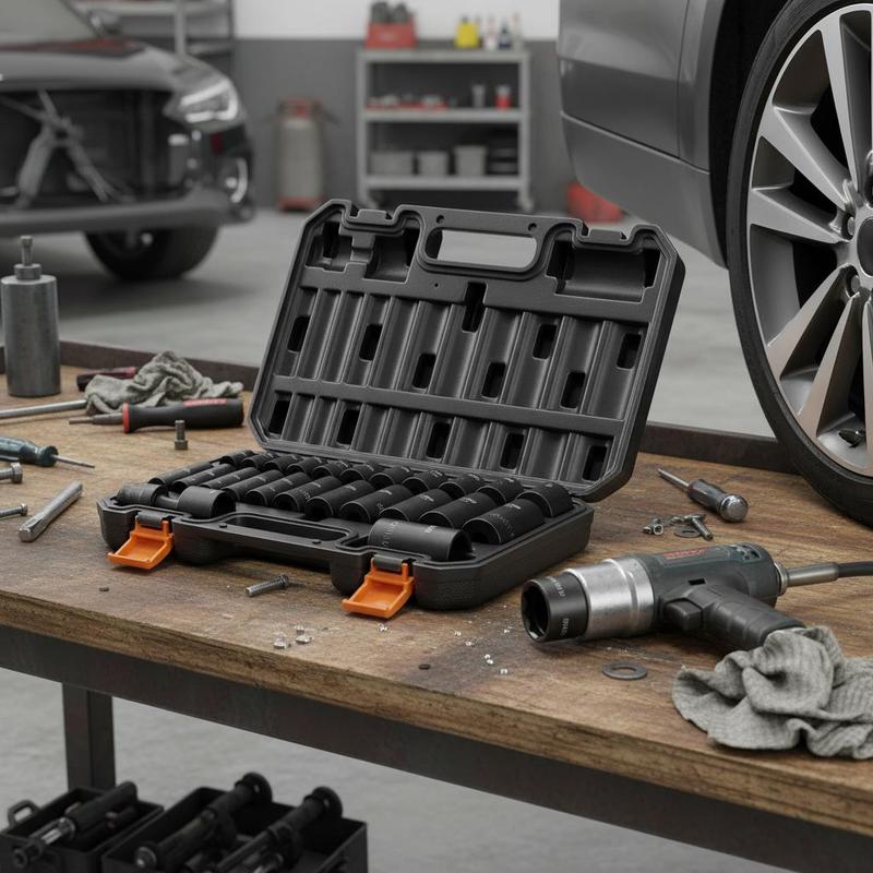 Marking Tools In Workshop - 3/8-Zoll-Schlagschrauber-Werkzeugset, 25-teilig, SAE 5/16