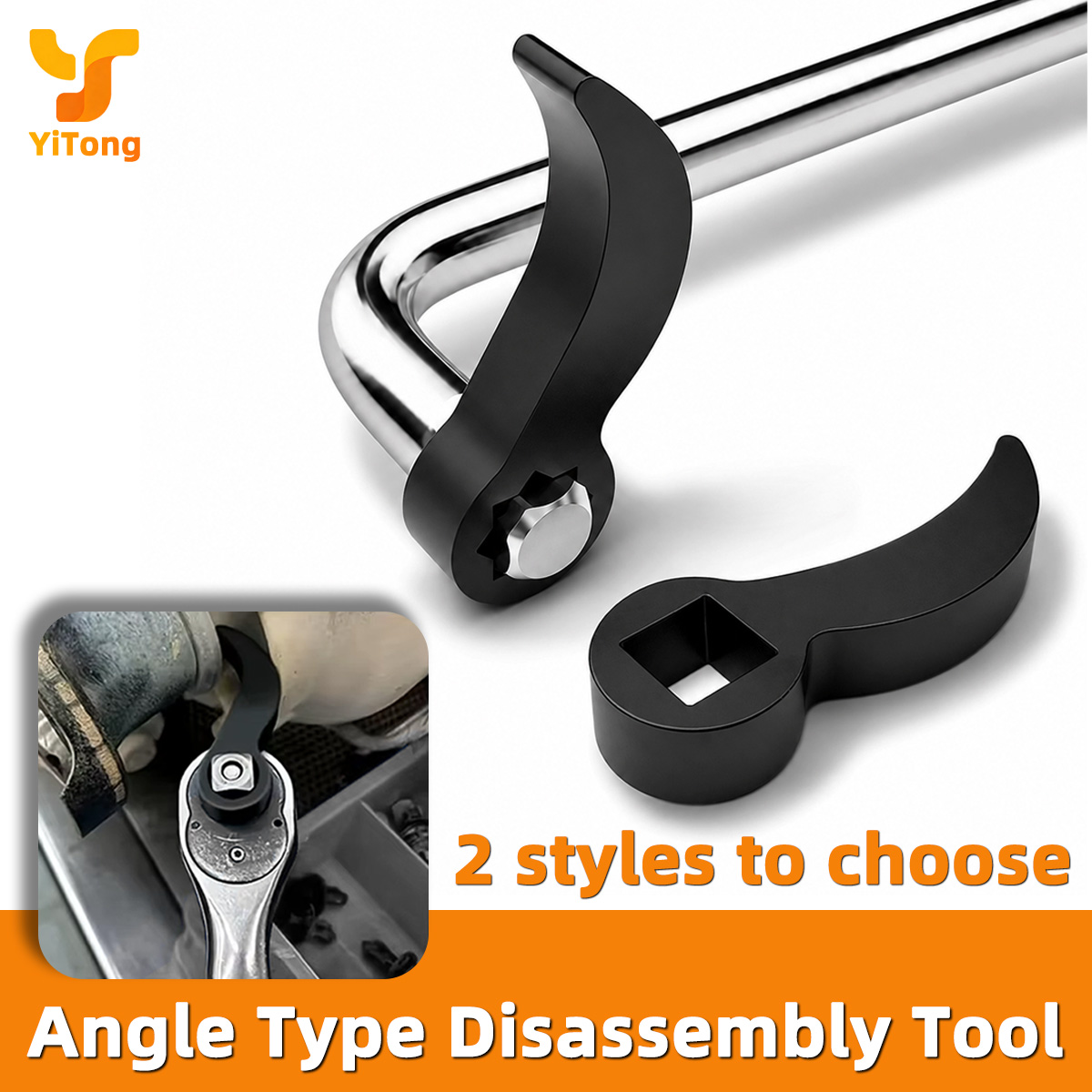 Workshop Tools Types - Yitong Winkel-Hebelwerkzeug-Adapterkopf, Antriebsratschen-Aufsatz, Halbwellen-Achs-Demontagewerkzeug für Mechanikerwerkstätten