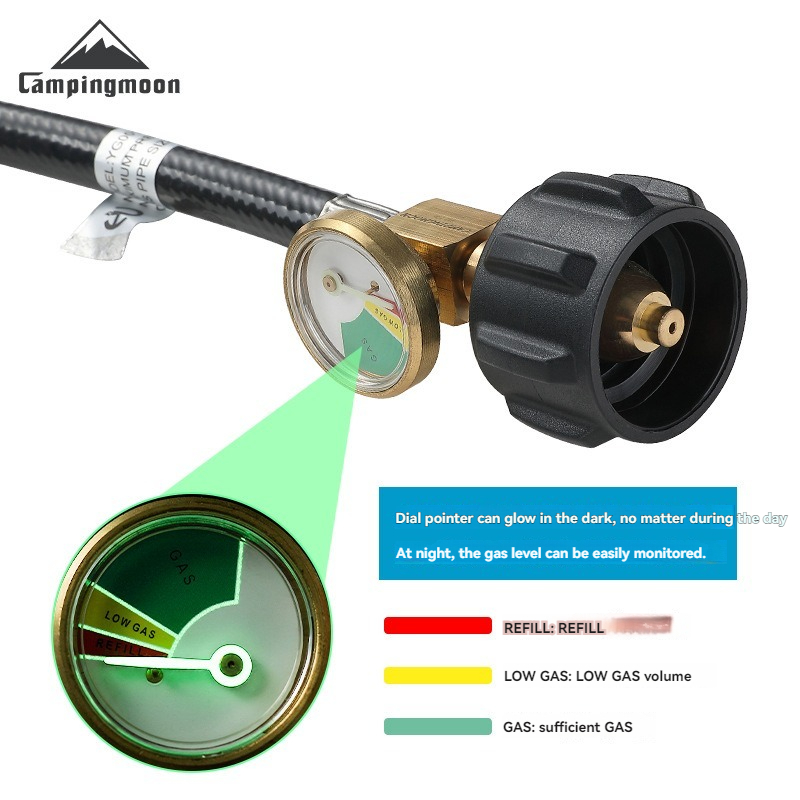 Tools Qcc - PZ-106 QCC-zu-Propan-Verlängerungsschlauch – Nordamerikanischer 5-40BL-Gasflaschenadapter mit