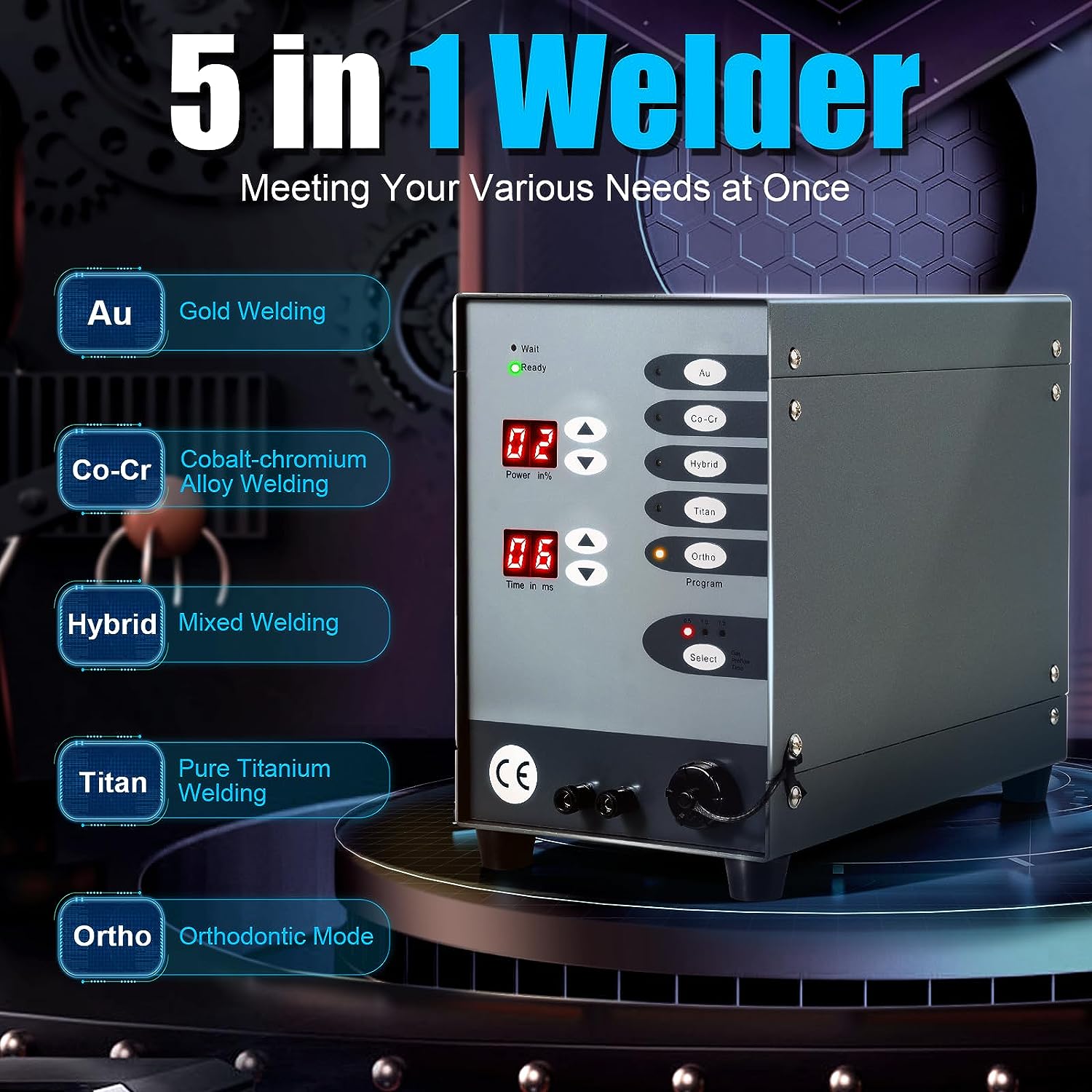 Tools For Welding Workshop - PHYHPP Punktschweißmaschine Automatische Numerische Steuerung Touch-Puls