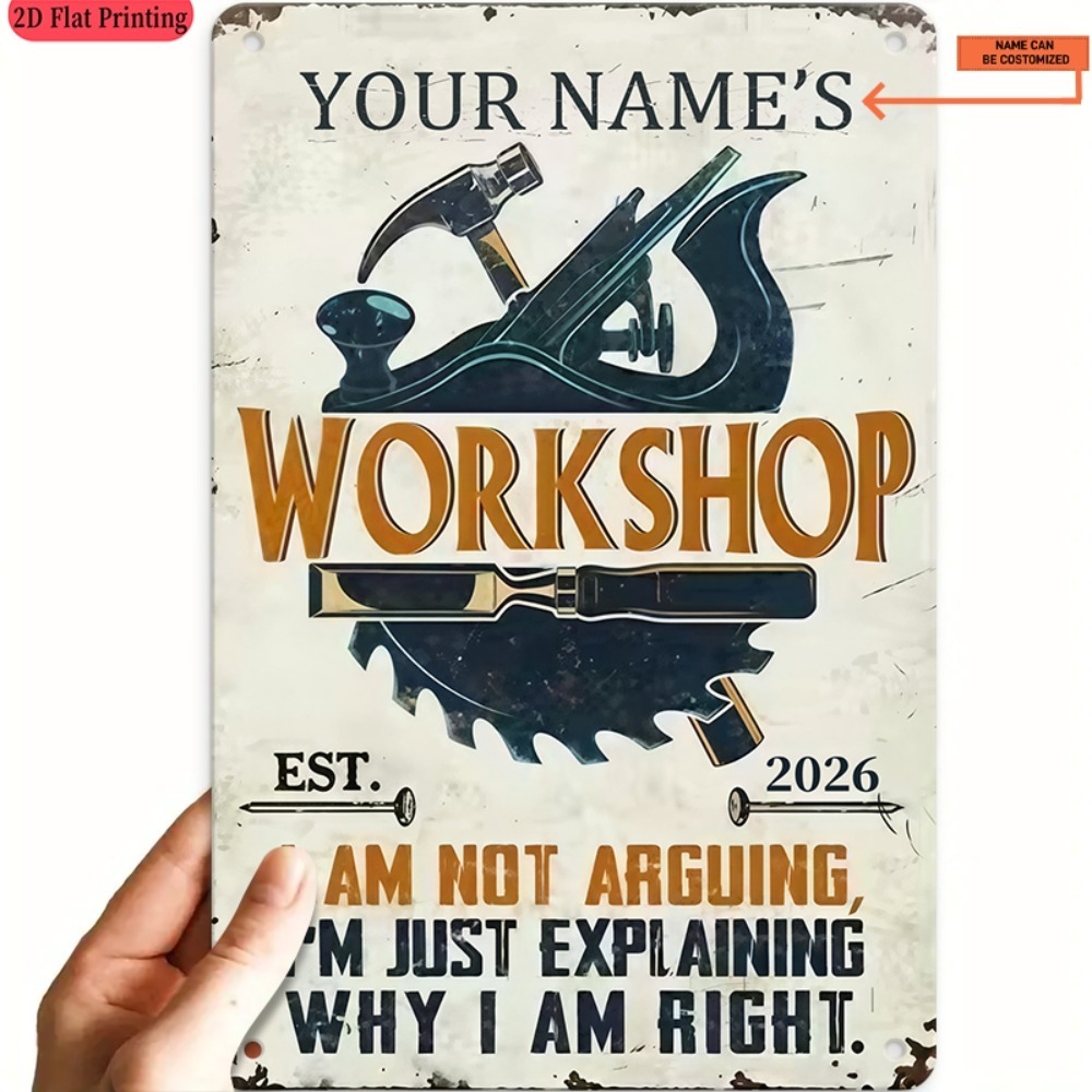 [2D Flach] 1 Stück individuell – Workshop Tools With Name Bewertung und Preis