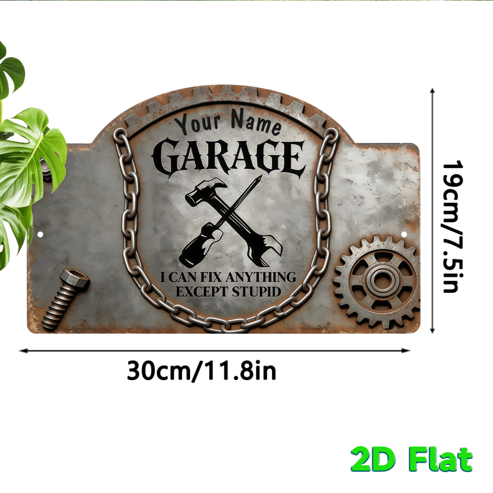 Personalisiertes Vintage-Garag – Workshop Tools With Name Bewertung und Preis
