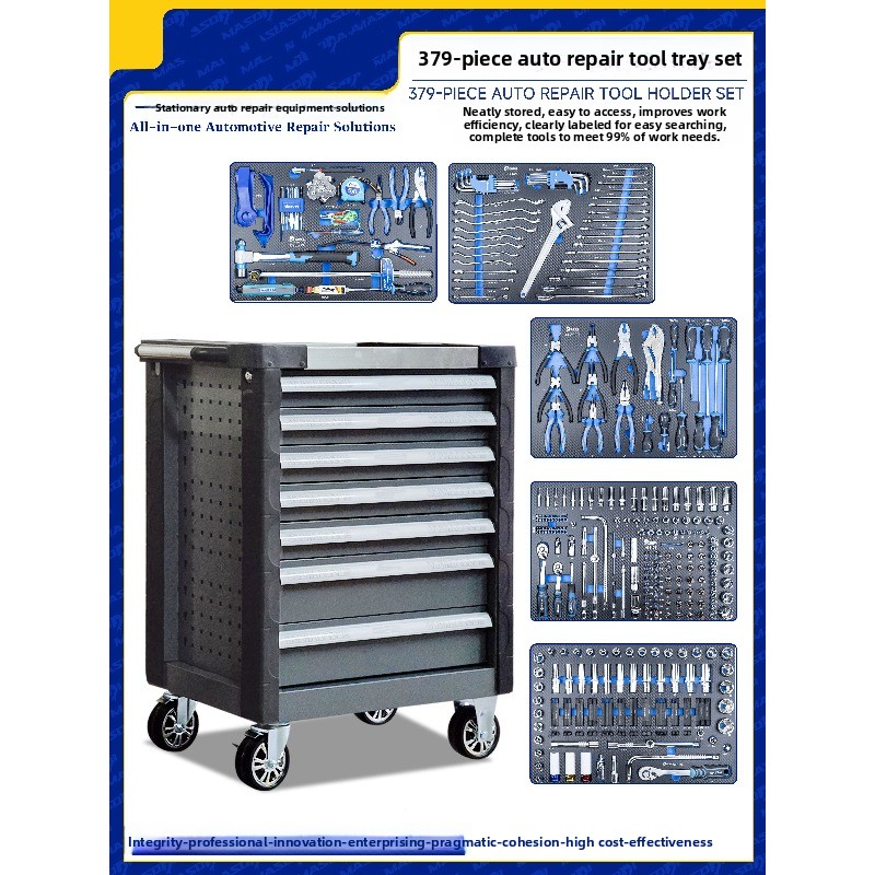 379-teiliger Werkzeugwagen für – Workshop Tools Types Bewertung und Preis