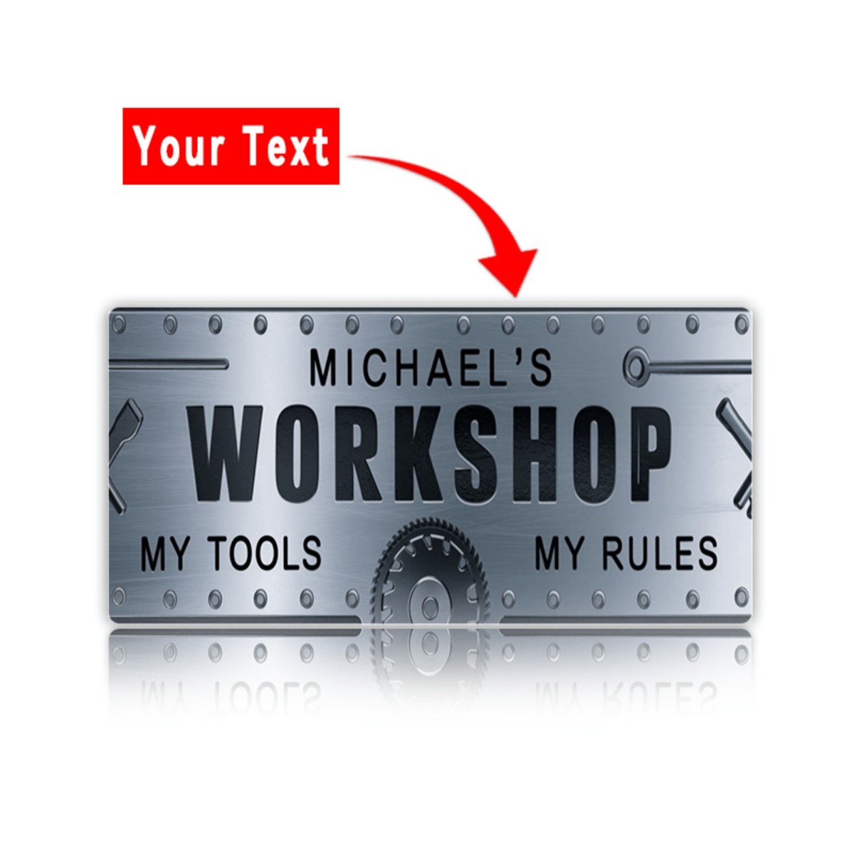 Personalisiertes Namens-Werkst – Workshop Tools With Name Bewertung und Preis