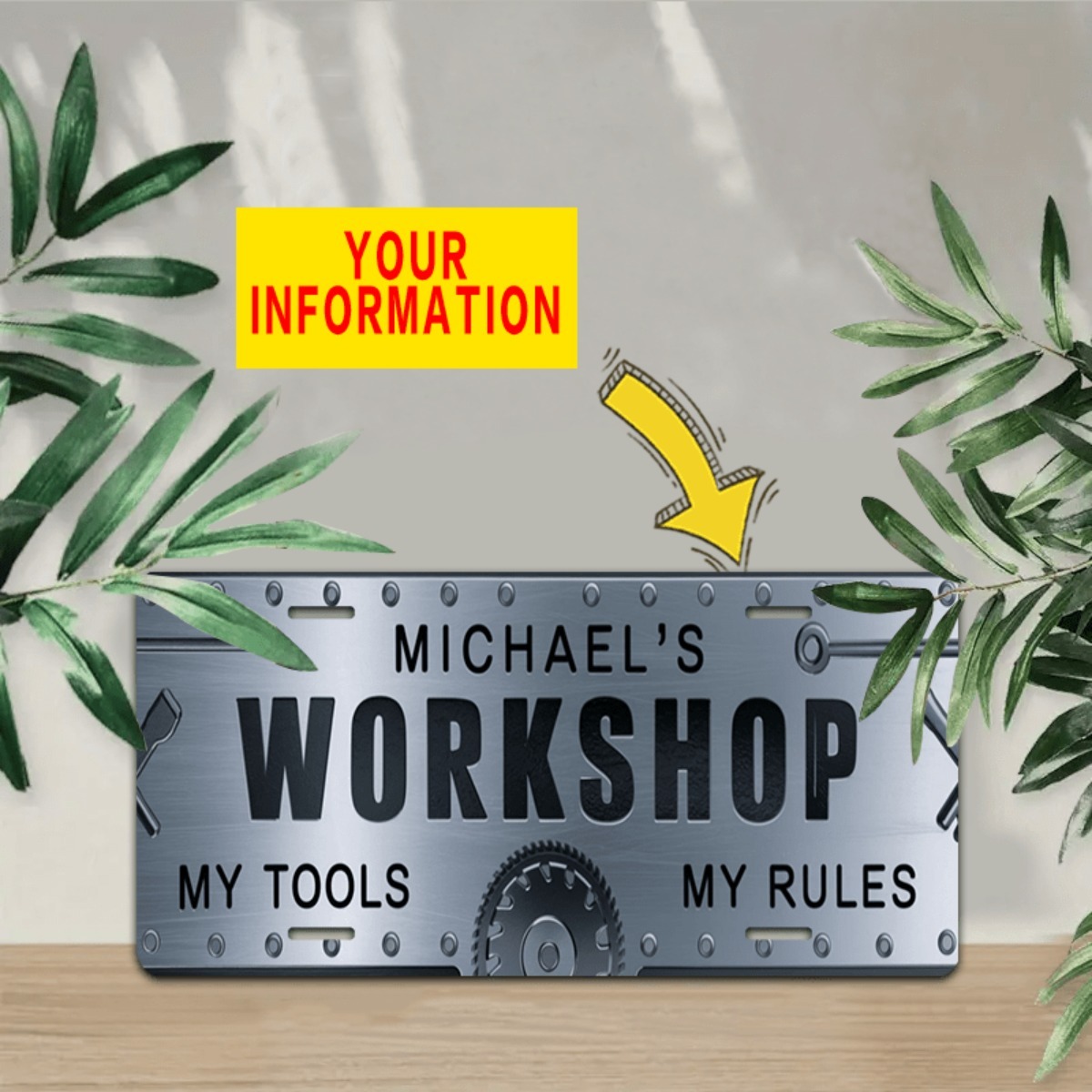 Personalisiertes Namens-Werkst – Workshop Tools With Name Bewertung und Preis