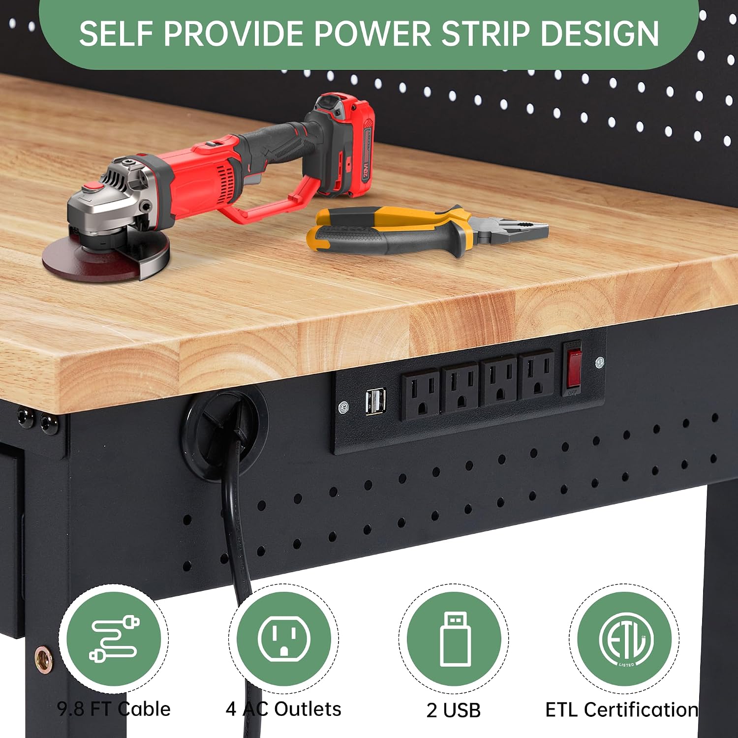 Tacleekii 48x24 Zoll Verstellb – Workshop Tools Bench Bewertung und Preis