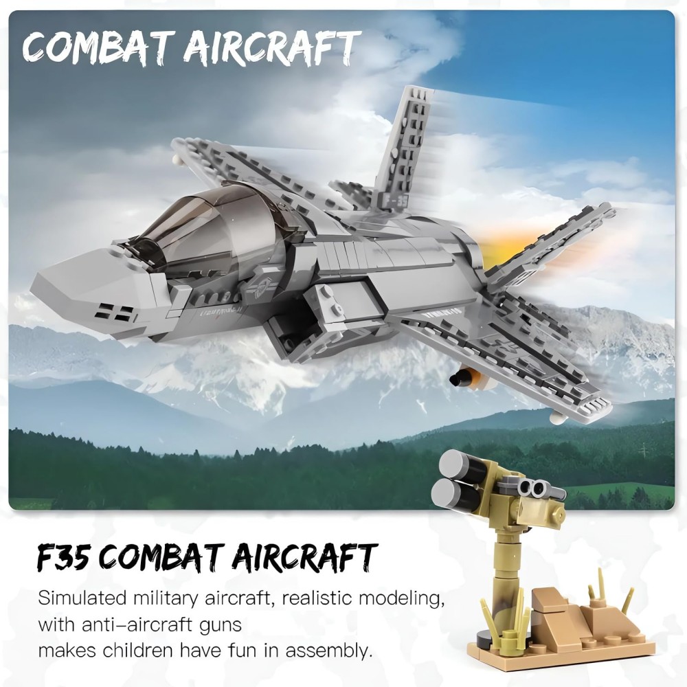 646 stücke F-35 Blitz II Flugz – Hand Plane Block Bewertung und Preis