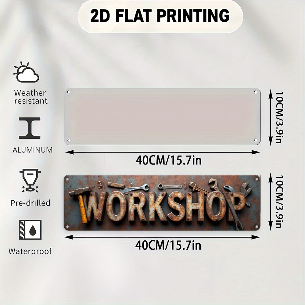 2D Flache Schilder, Dekorative – Workshop Tools Background Bewertung und Preis
