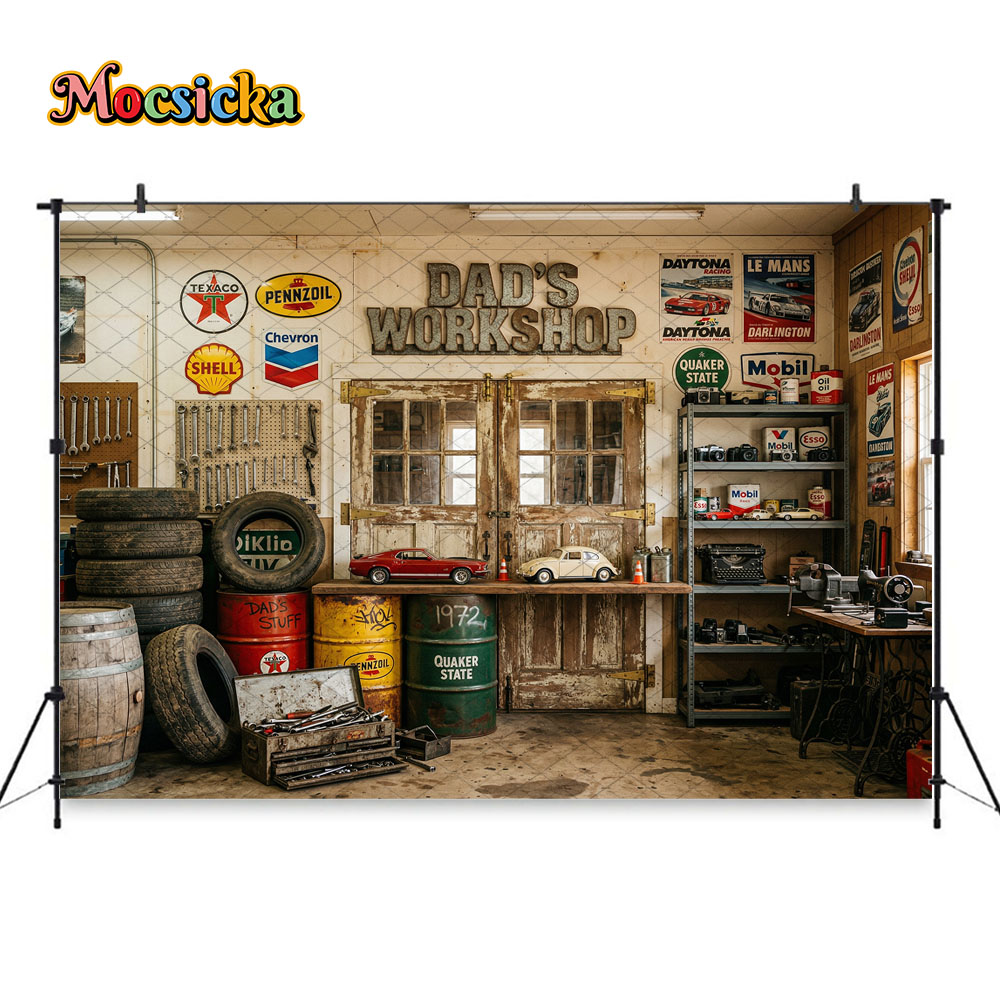 Mocsicka Dad's Workshop Fotogr – Workshop Tools Background Bewertung und Preis