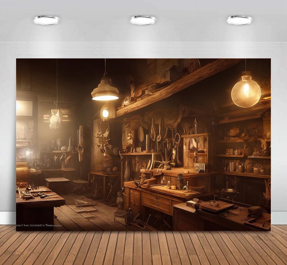 Steampunk Mechanic Tool Worksh – Workshop Tools Background Bewertung und Preis