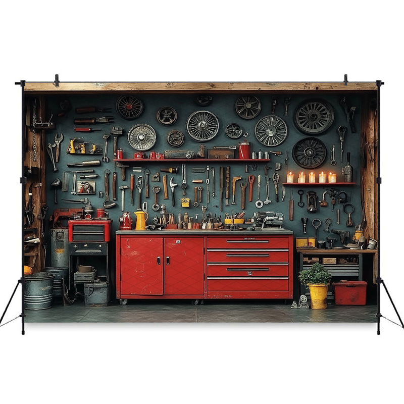 Mocsicka Roter Klassischer Aut – Workshop Tools Background Bewertung und Preis