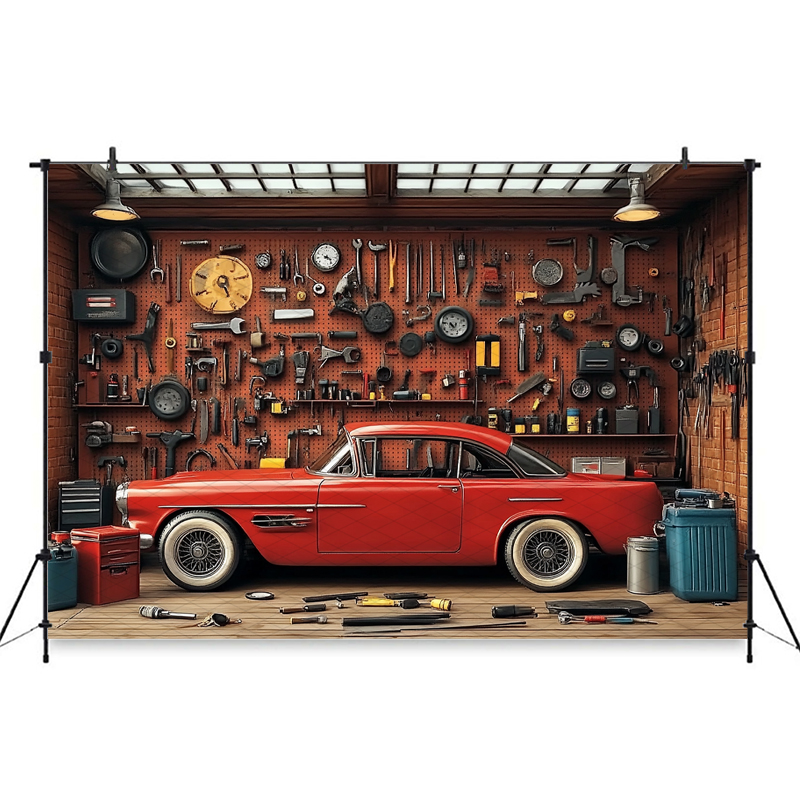 Mocsicka Roter Klassischer Aut – Workshop Tools Background Bewertung und Preis