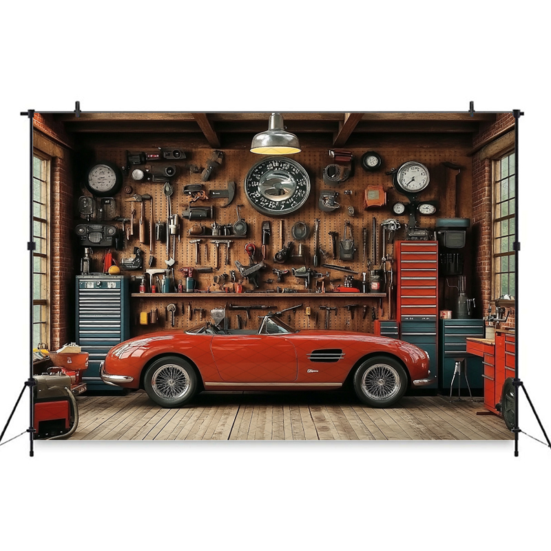 Mocsicka Roter Klassischer Aut – Workshop Tools Background Bewertung und Preis